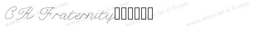 CK Fraternity字体转换